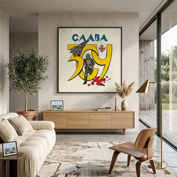 Картина на холсті патріотична Слава ЗСУ світлий фон 816 фото