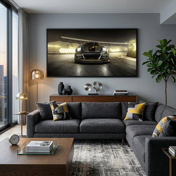 Картина на полотні на стіну машина Porsche 911 Turbo S 3309 фото