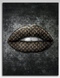 Картина на холсті Lips LV Gold 135 фото 5