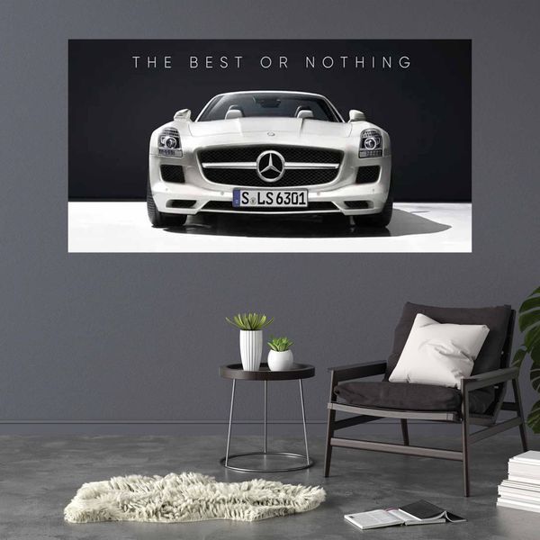 Картина на холсті для мотивації The best or nothing Mercedes 120 фото