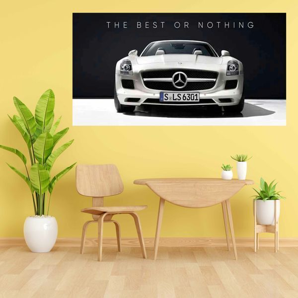 Картина на холсті для мотивації The best or nothing Mercedes 120 фото