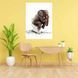 Картина на полотні слона на унітазі на білому тлі 2178 фото 4