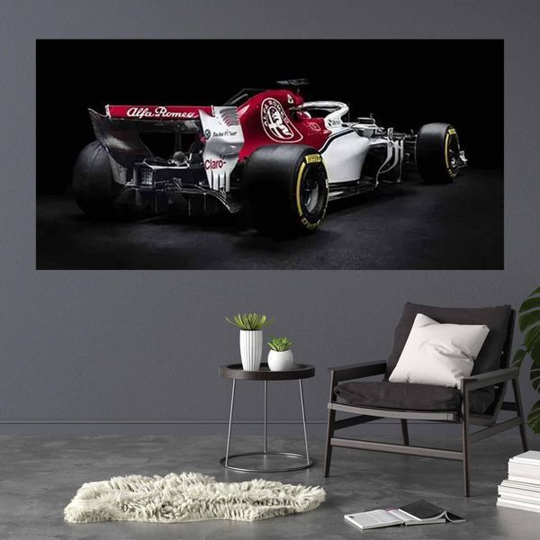 Картина на полотні машина Гоночний болід Alfa Romeo 3223 фото