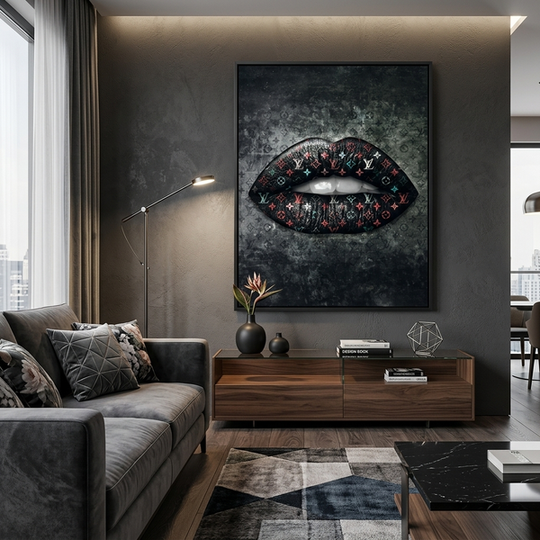 Картина на холсті Lips LV color 133 фото
