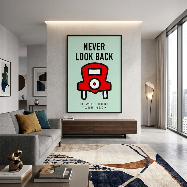 Картина на холсті Монополія Never look back 341 фото