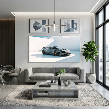 Картина на полотні на стіну машина McLaren 765LT Spider 3297 фото