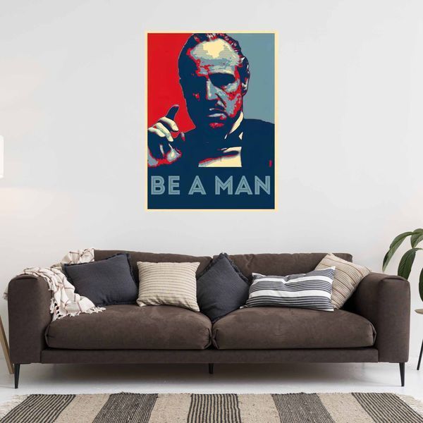 Картина на холсті Хрещений батько Godfather Be a man 1055 фото